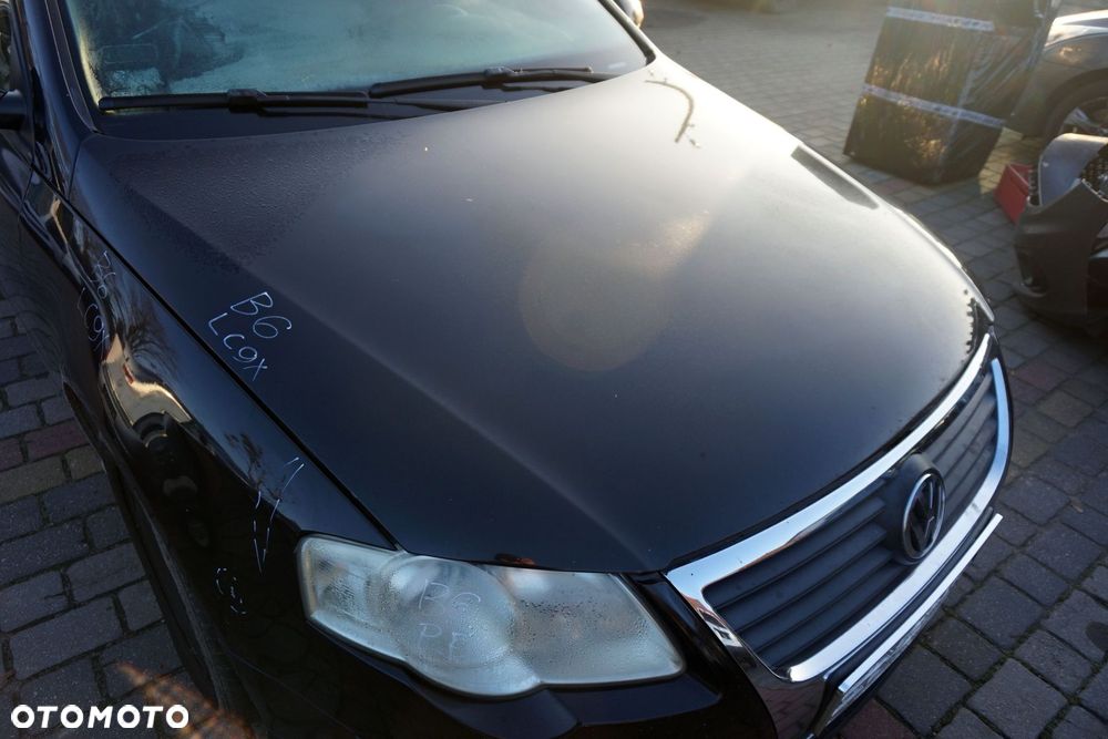 MASKA ZDERZAK BŁOTNIKI LAMPY PASSAT B6 LC9X  VOLKSWAGEN 2005-2010 CZARNY PRZÓD KOMPLETNY - 3