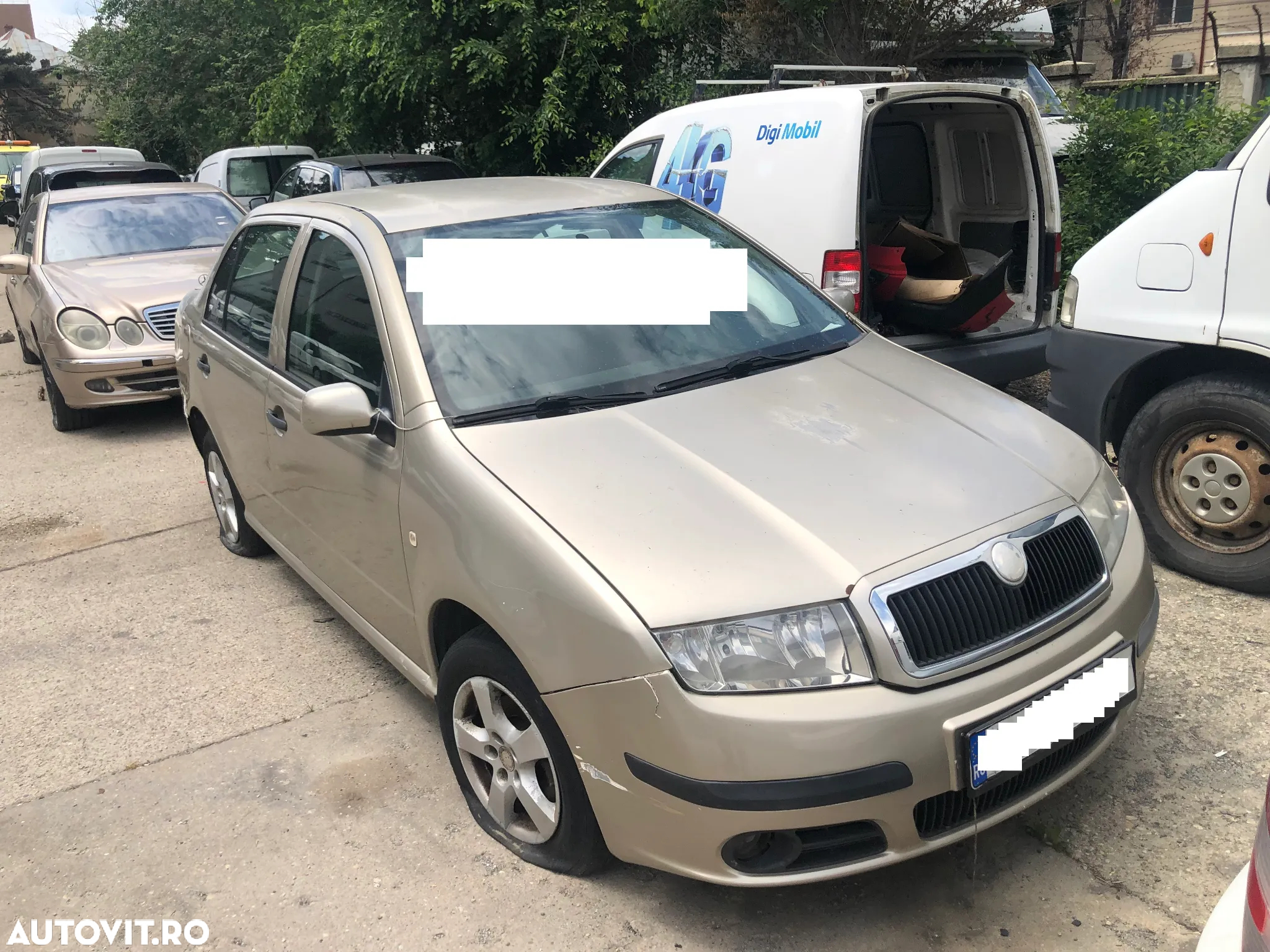 Dezmembrez Skoda Fabia 1 facelift 2006 bej auriu 1.2 benzina BME - 7