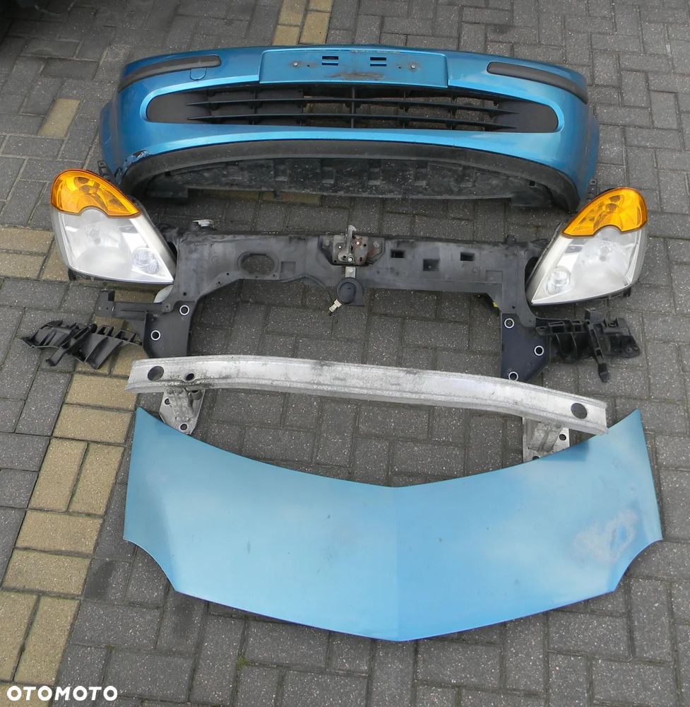 RENAULT MODUS TEJ42 maska silnika zderzak pas kompletny przód - 1