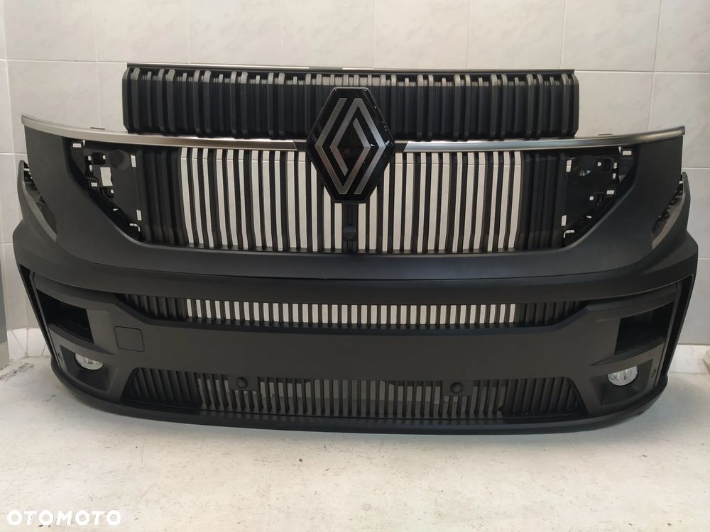 RENAULT MASTER IV V 24- ZDERZAK PRZÓD PRZEDNI GRILL ATRAPA CHŁODNICY LAMPY REFLEKTORY LEWA PRAWA 6xPDC HALOGENY KOMPLET NOWY ORYGINAŁ - 13