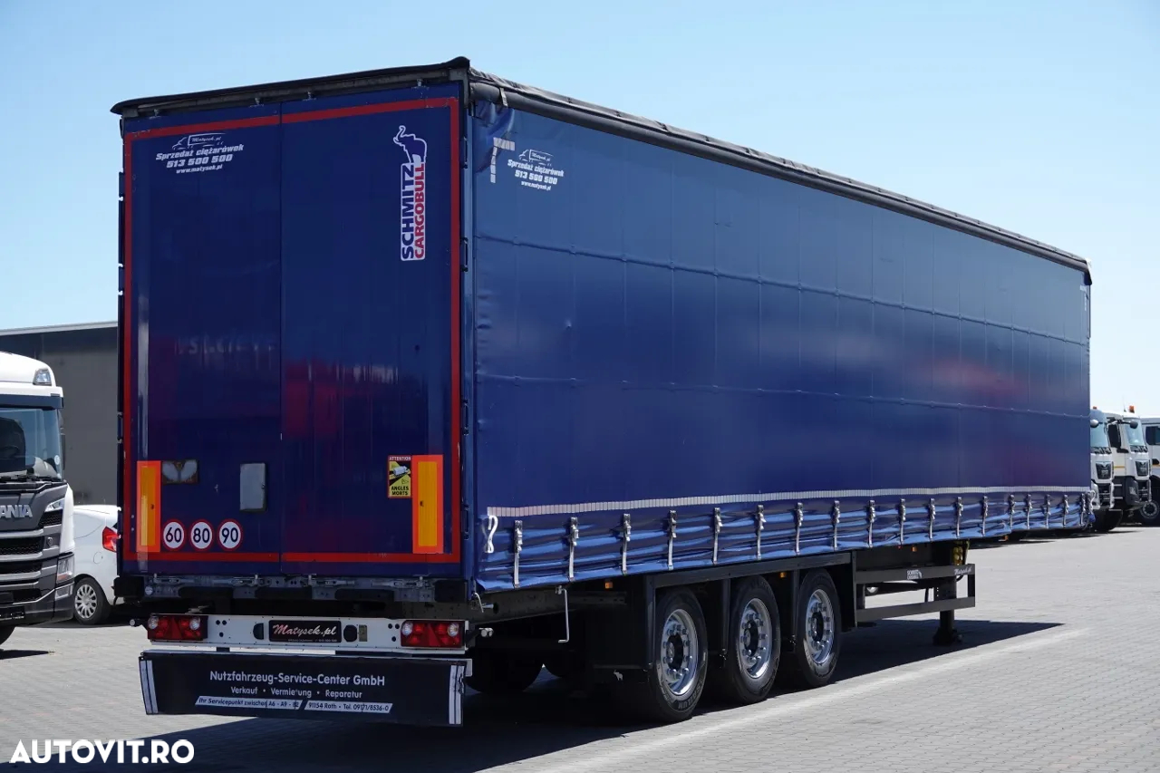 Schmitz Cargobull CORTINĂ / VARIOS / 385/55 R22.5 / ACOPERIȘ RALĂTIBIL - 6