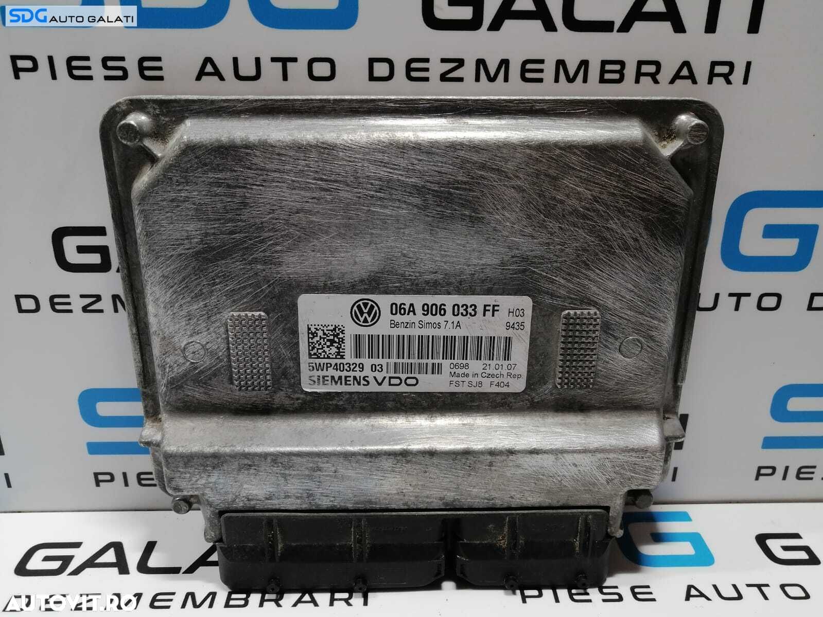ECU Calculator Motor Seat Leon 1P 1.6 BSE 2006 - 2013 Cod 06A906033FF 5WP40329 - 1