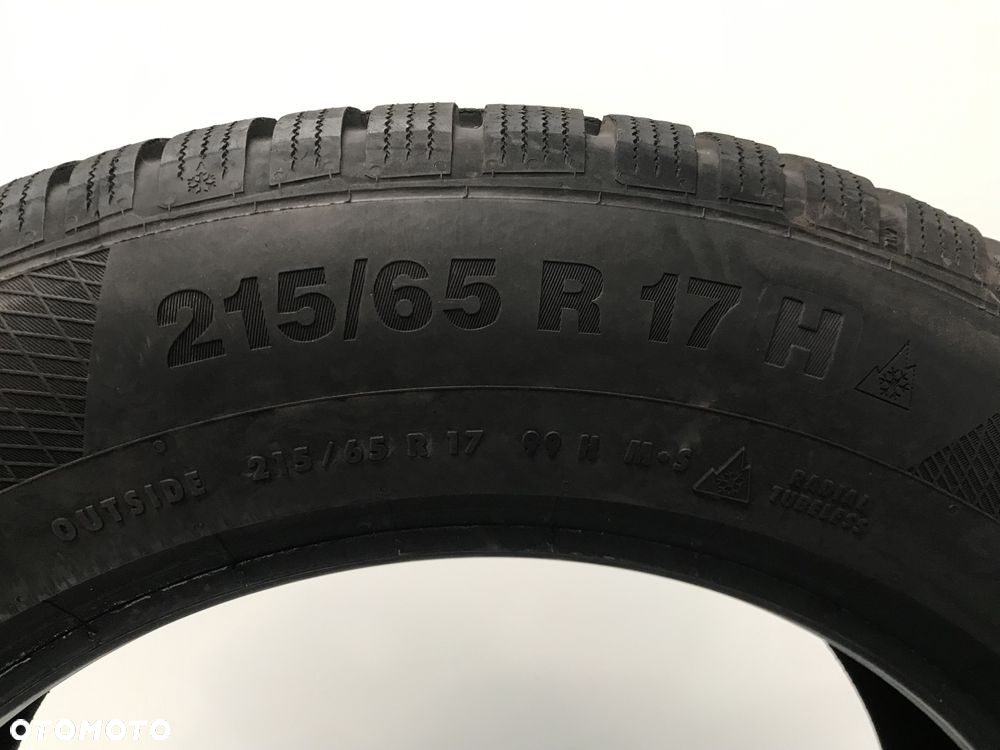 4x 215/65/17 Continental WinterContactTS850P / 7,5mm JAK NOWE /WYSYŁKA - 5