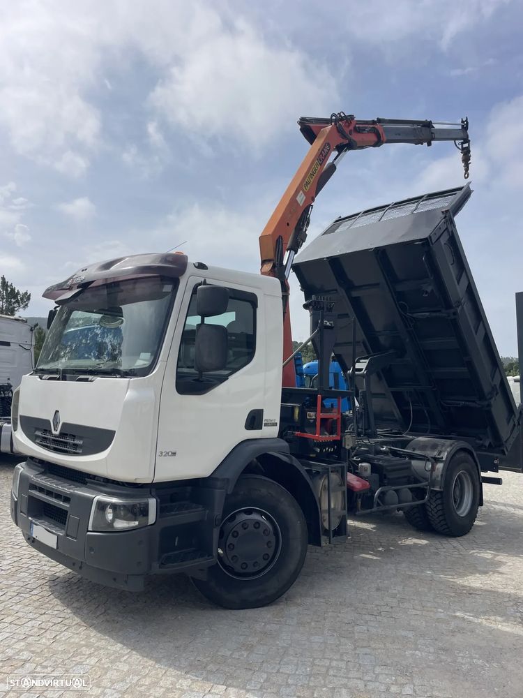 Renault Premium 320 Dxi / 19T - Tri Basculante C/ Grua - 2007 - 2