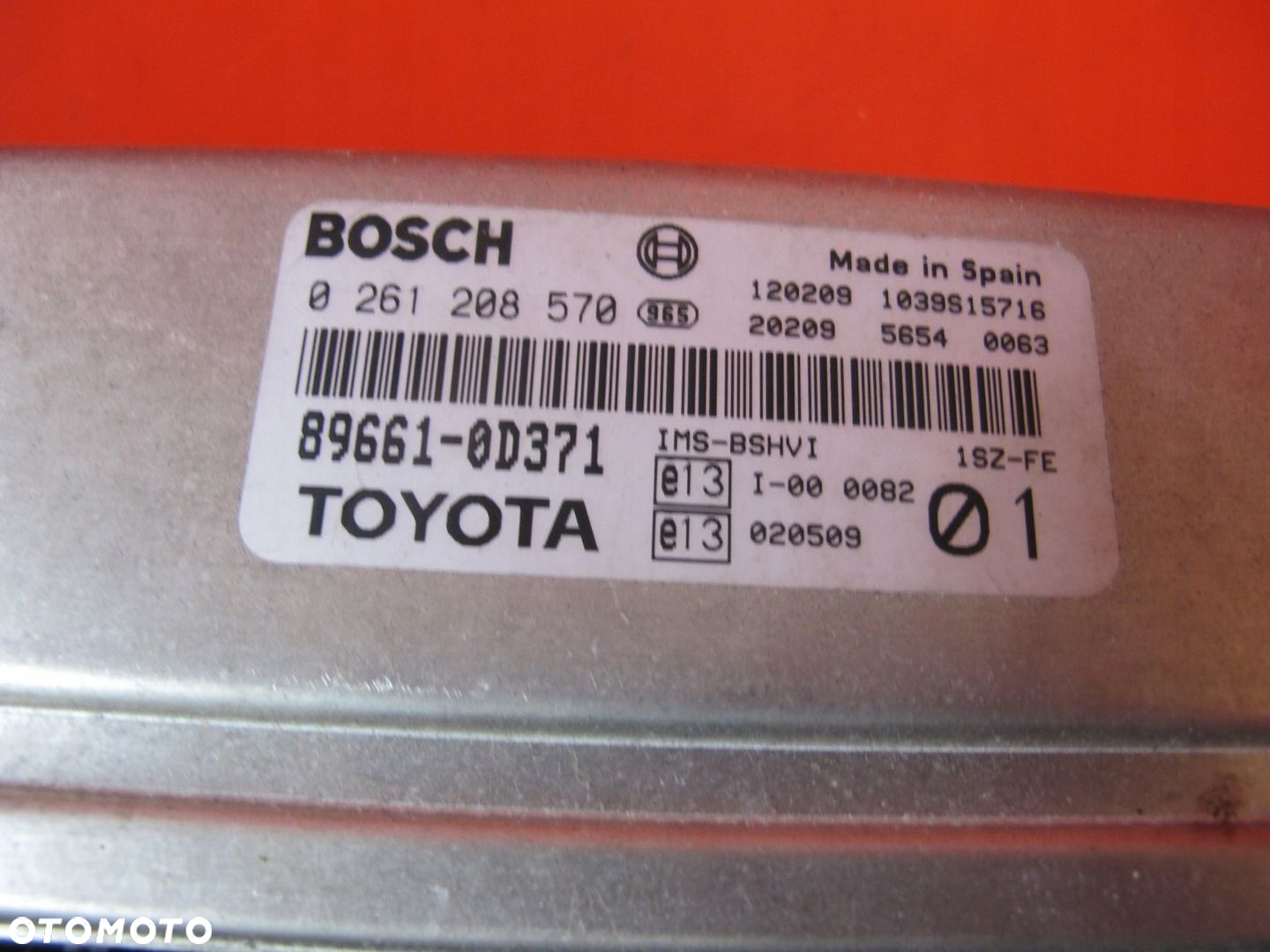 TOYOTA YARIS I 99- 1.0 VVTI STEROWNIK KOMPUTER - 3