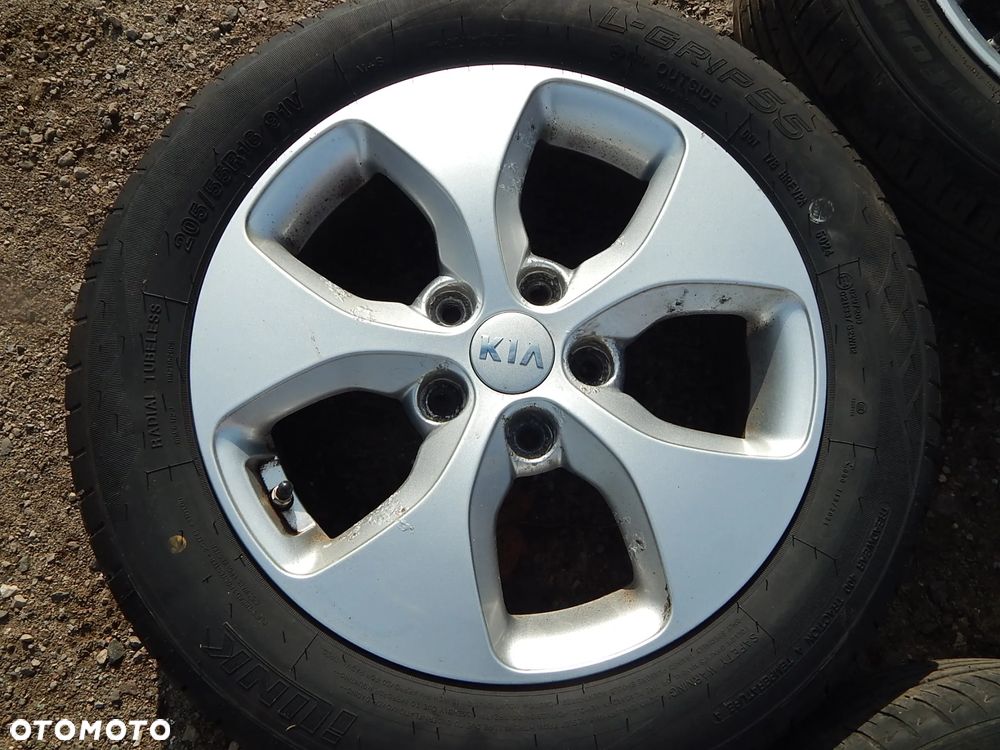 Felgi felga alufelgi R16 16" Kia Carens IV Ceed Kona Niro Optima Hyunadi ix35 i30 i40 i20 ix20 komplet Łuków części - 5