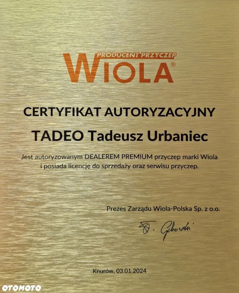 Wiola KRAKUS+ z plandeką i stelażem - 6