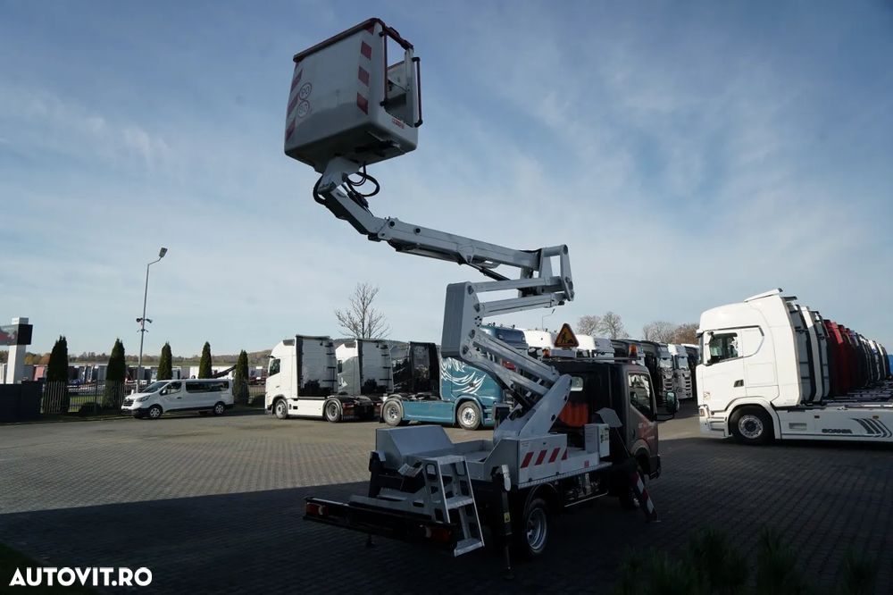 Nissan CABSTAR / ZWYŻKA 16,3 METRÓW / FRANCE ELEVATEUR /  BLIŹNIAK / UDŹWIG - 200 kg / 4 PODPORY / - 6