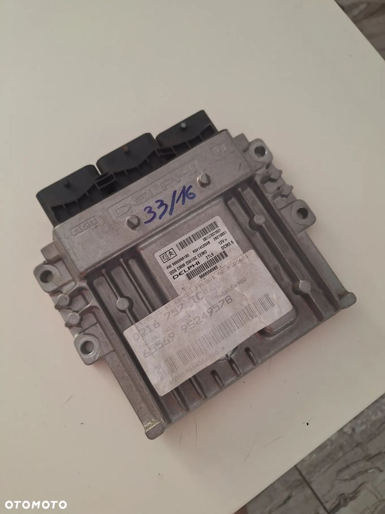 citroen peugeot / komputer  sterownik silnika  / 9666557180 / HW 9666098180   (33/16) - 5
