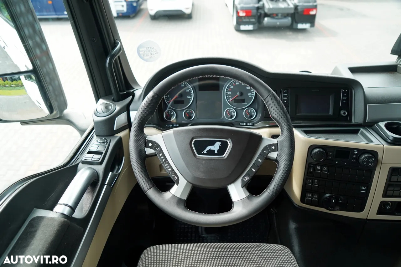 MAN TGX 18. 460 / MEGA / PLATĂ JOSĂ / ȘA REGLABILĂ / ANVELOPE 100% / NAVIGAȚIE / CONTRACT DE SERVICE POST-SERVICE - 27