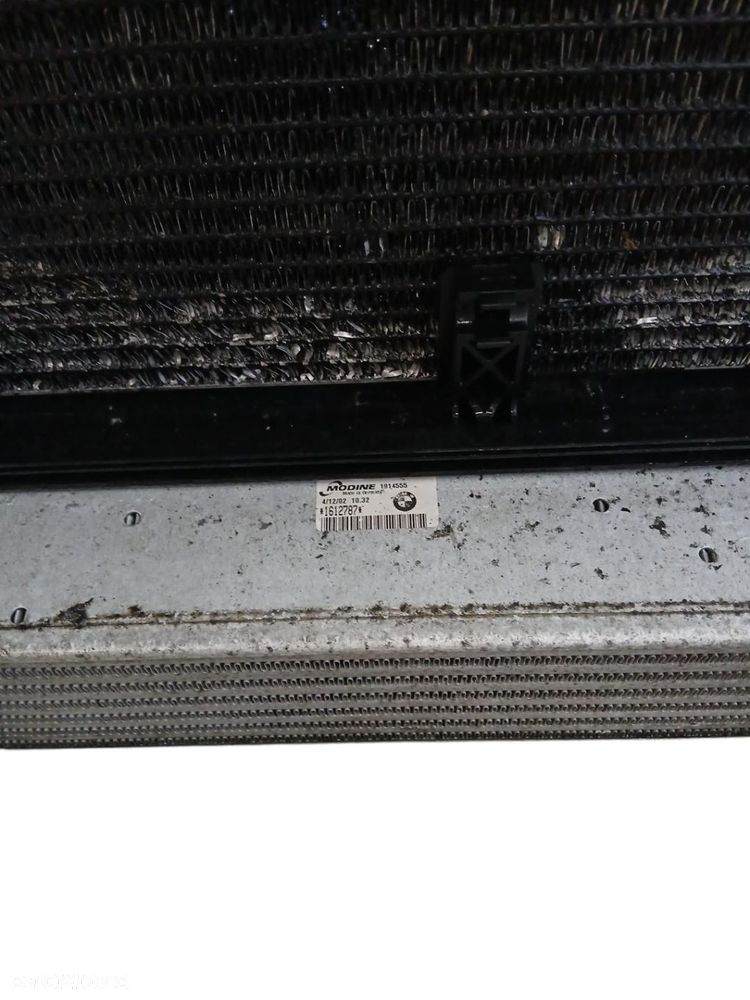 CHŁODNICA KLIMATYZACJI INTERCOOLERA BMW E39 2.5 D 525d 1612787 M57D25 E39 - 3