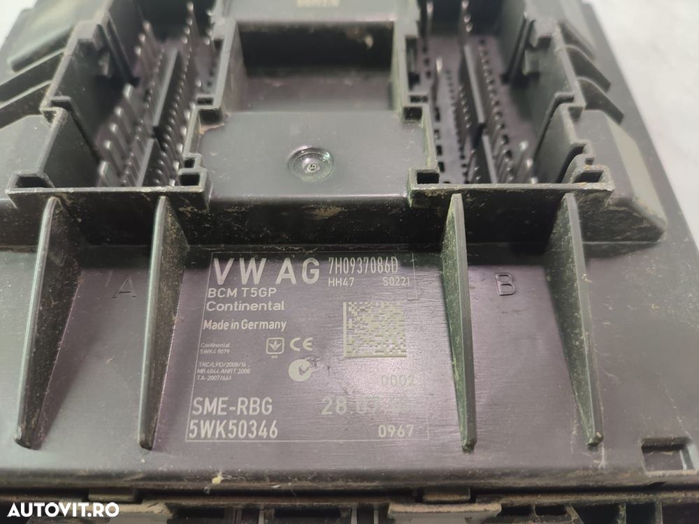 Calculator modul bcm 7h0937086d Volkswagen VW Transporter T5 (facelif - 4