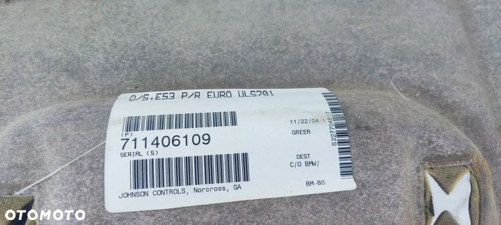 BMW E53 X5 PODSUFITKA SŁUPKI KOMPLET 8211908 10205310 - 6