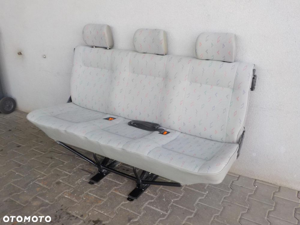 VW T4 FOTEL POTRÓJNY KANAPA ŁAWKA TYŁ TYLNA INKA - 2