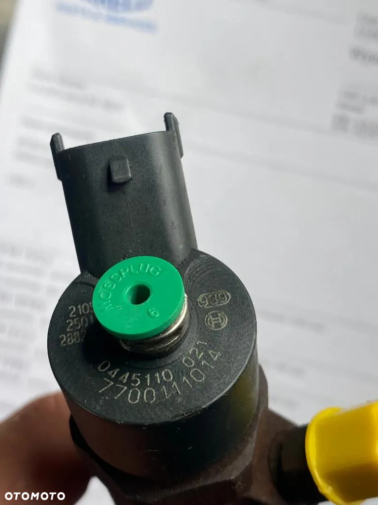 WTRYSKIWACZ TEST REGENERACJA 1.9 DCI 0445110021 WTRYSK NOWY ROZPYLACZ VOLVO S40 LAGUNA II TRAFIC MASTER 7700111014 0445110146 - 4