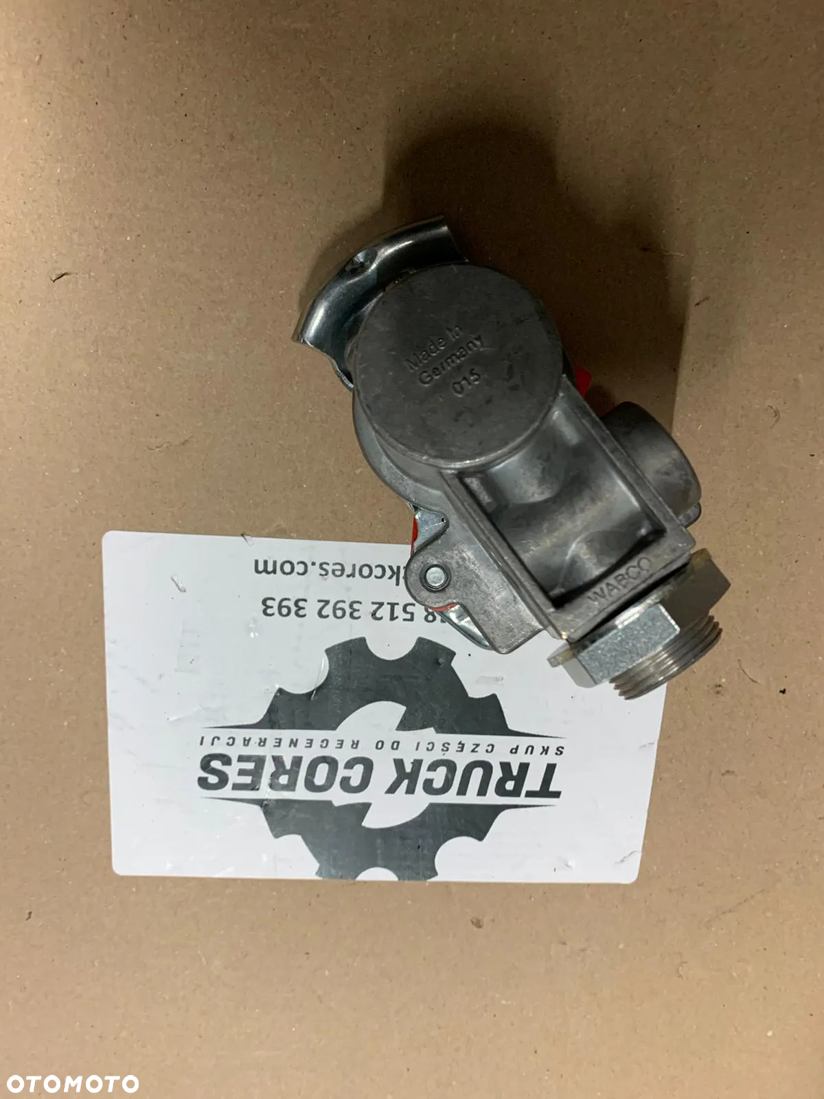 Nowe złącze pneumatyczne miękkie czerwone M16 Wabco 9522010120 - 3