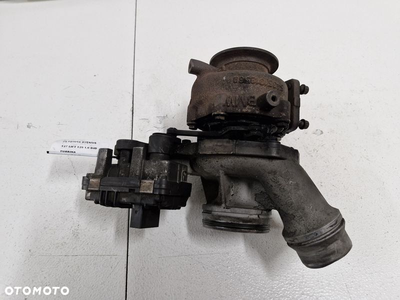 toyota avensis t27 lift t29 1.6 d d4d turbosprężarka turbina 54359700056 - 9