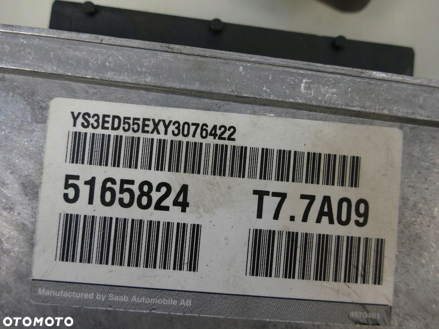 SAAB 95 9-5 2.3 T STEROWNIK SILNIKA KLUCZYK PĘTLA IMMOBILIZERA MODUŁ ECU - 3