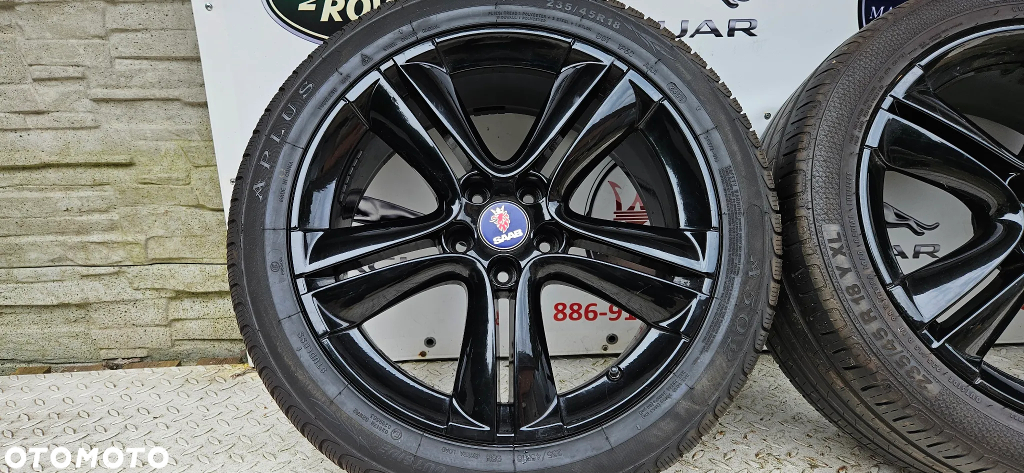 SAAB 9-3 93 II Komplet kół Alufelg Felgi Alufelgi z oponami Koła 12770237 ET 41 7.5Jx18 5x110  Opona 235/45/18 R18 18 Cali Opona Zima - 6