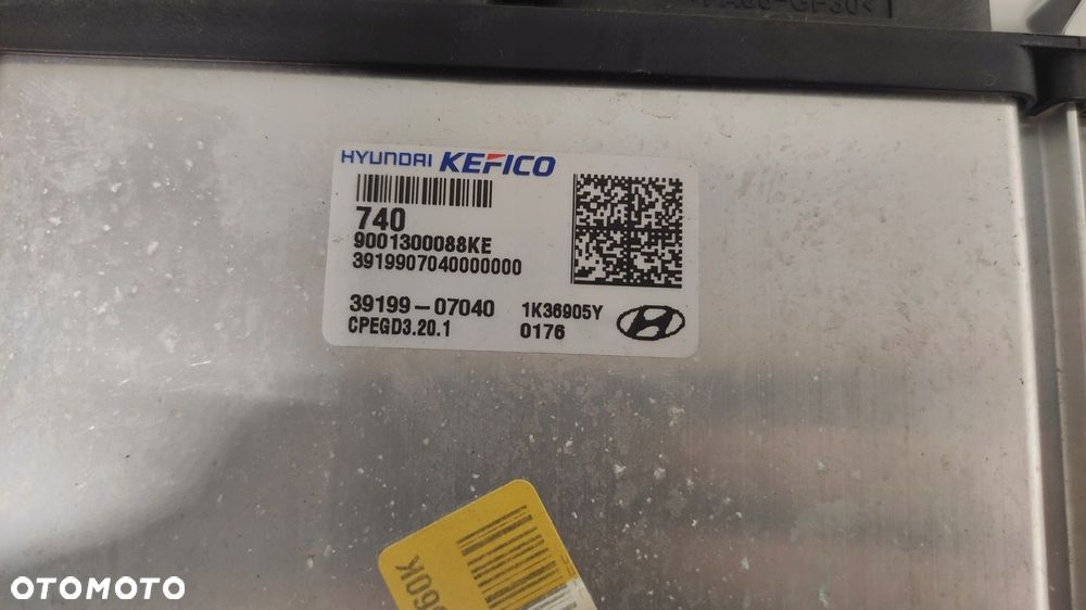 HYUNDAI I30 III LIFT 1.0 T-GDI KOMPUTER ZESTAW STARTOWY 39199-07040 21-24 - 2
