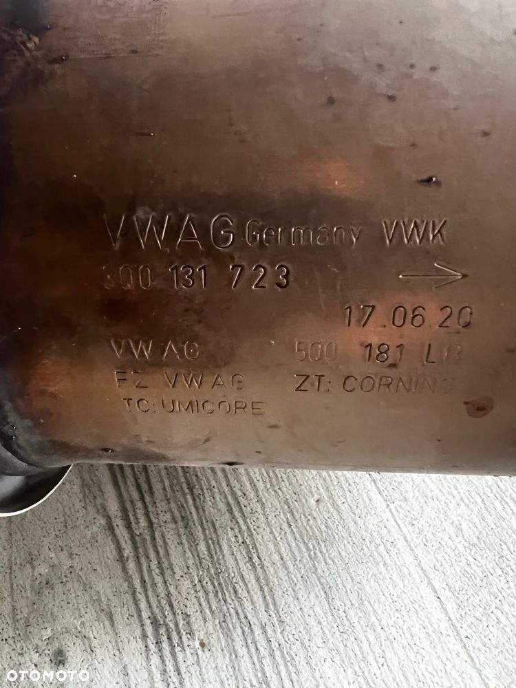 VW AUDI DPF KATALIZATOR 5Q0131783T 5Q0131701AS 3Q0131723 ORYGINAŁ (NIE PRANY) - 4