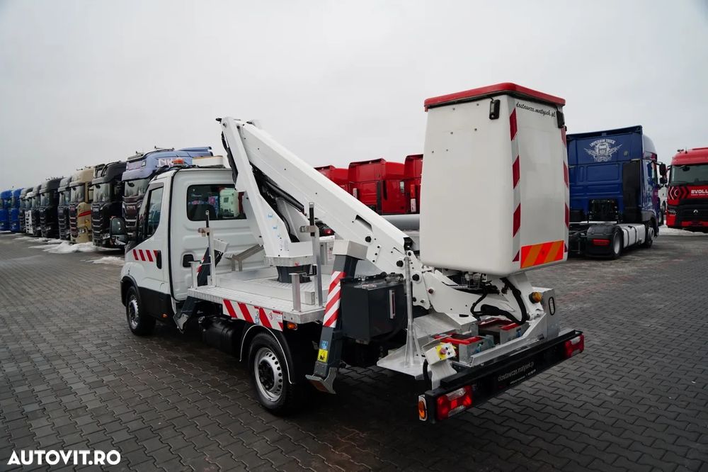 Iveco 35-140 / Platformă de lucru aeriană / FRANCE ELEVATEUR 141 TLE / 4 SUPPORTURI / MANUALĂ / 2020 - 11