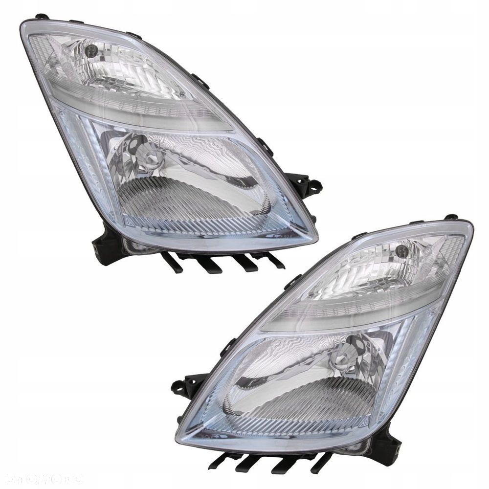 Reflektor lampa Przód Tyc Toyota Prius II 2 XW20 2003-2009 kpl - 1