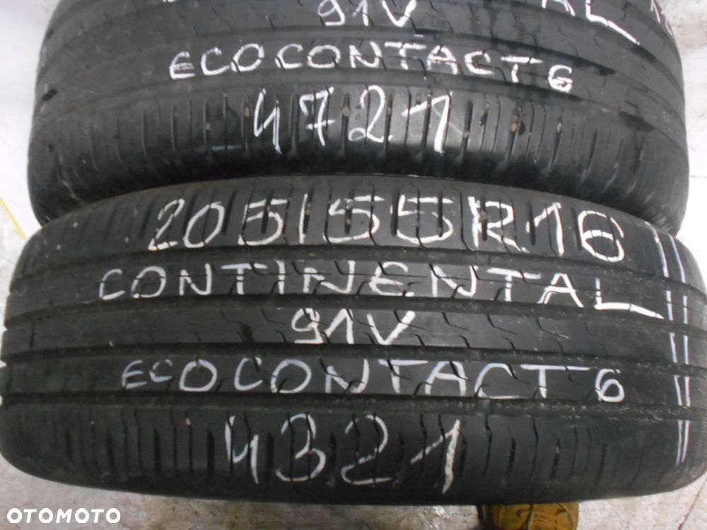 OPONY 205/55R16 CONTINENTAL ECO CONTACT 6 DOT 4721 7MM - 3