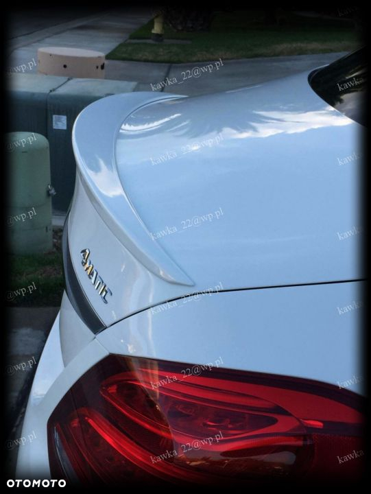 MERCEDES W205 SPOILER AMG LOTKA NA KLAPĘ PODKŁAD!! - 12
