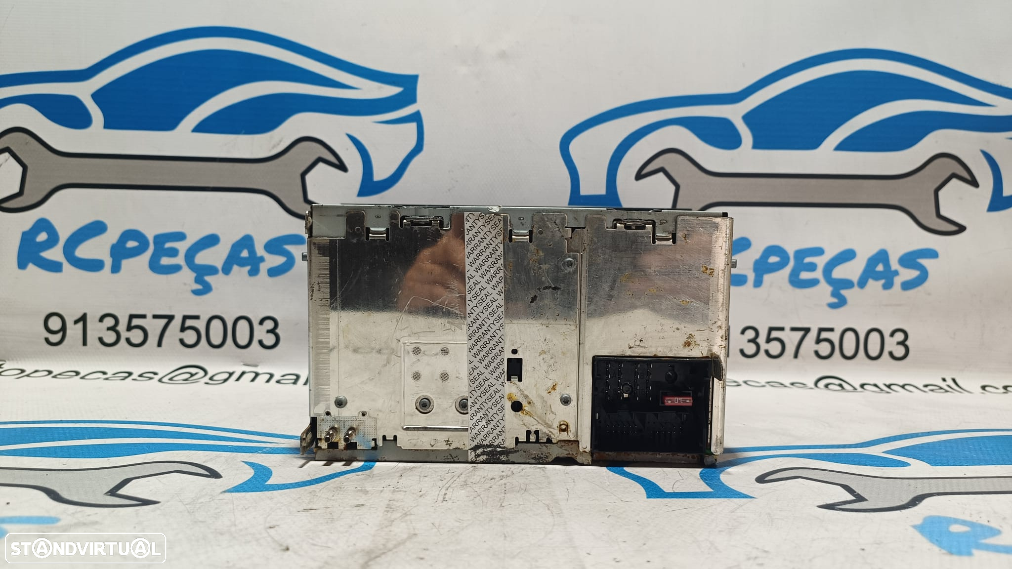 RADIO AUTORADIO LEITOR CD SYMPHONY AUDI A4 B7 B6 8E0035195AD 8E0035195 7646018380 BLAUPUNKT DISPLAY COMANDOS COMUTADOR PAINEL CONTROLO COMUNICAÇÃO - 6