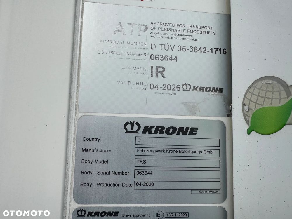 Krone Doppelstock, Thermo King SLXi 300, oś podnoszona!! - 35