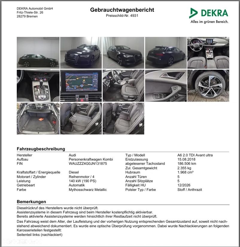 Audi A6 Avant 2.0 TDI Ultra DPF S tronic - 29