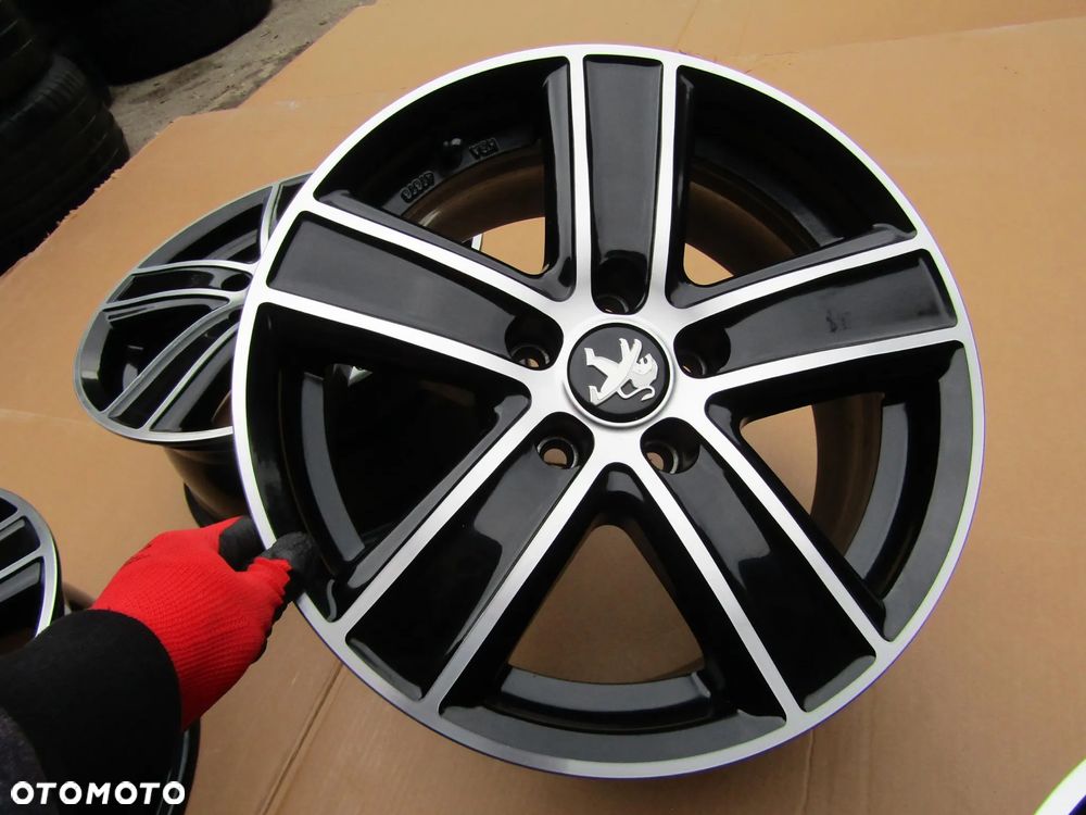 4x Felgi Aluminiowe 16 Citroen Jumpy IV Berlingo III C4 II Picasso Peugeot Expert Partner III Rifter 407 308 508 Toyota Proace 7 j 5x108 ET37 WZMACNIANE - 24