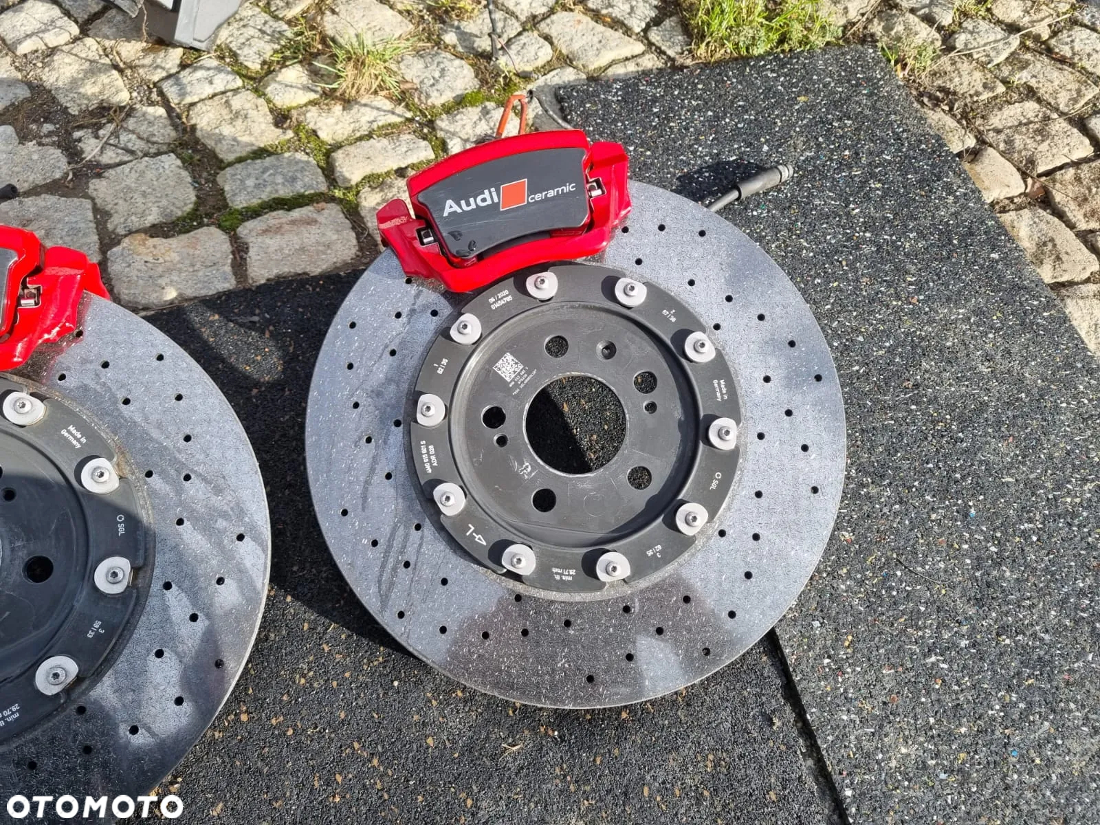 Hamulce ceramiczne komplet przód tył zacisk tarcza ceramika Audi Rs6 C8 - 16