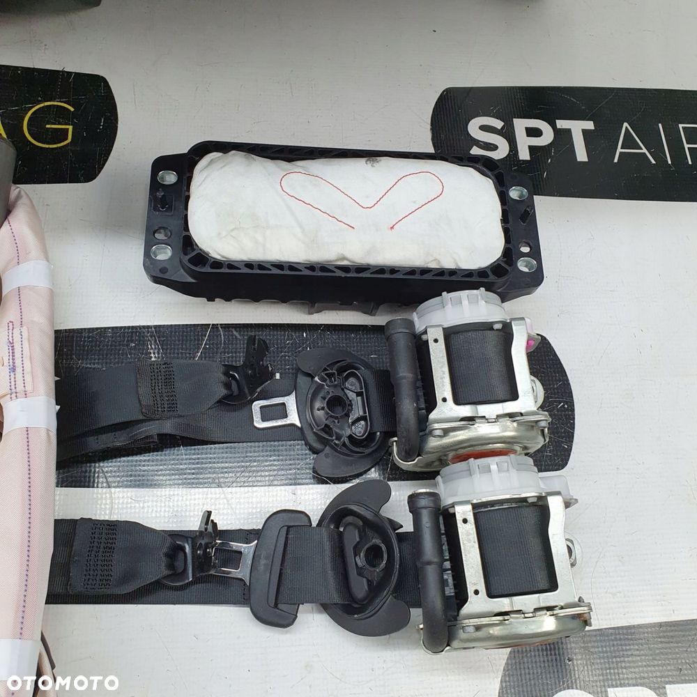 VW CADDY 2K7 DESKA ROZDZIELCZA KONSOLA KOKPIT PULPIT PODUSZKI AIRBAG AIR BAG PASY KURTYNY KIT SET - 13