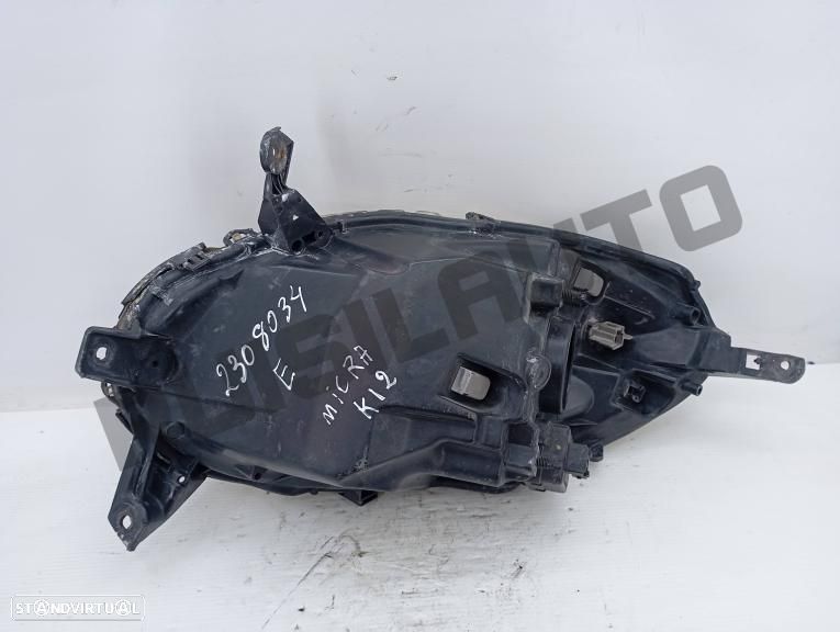 Ótica / Farol Esquerdo  Nissan Micra Iii (k12) [2002_2010] 1.5 - 2