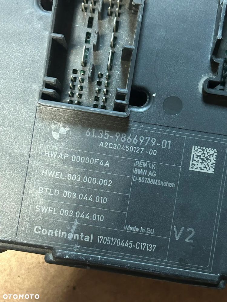 BMW F30 MODUŁ REM 9866979 - 3