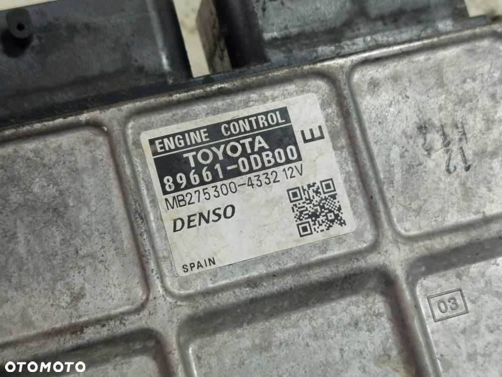 KOMPUTER SILNIKA TOYOTA YARIS II 1.33 VVTI 89661-0DB00 - 6