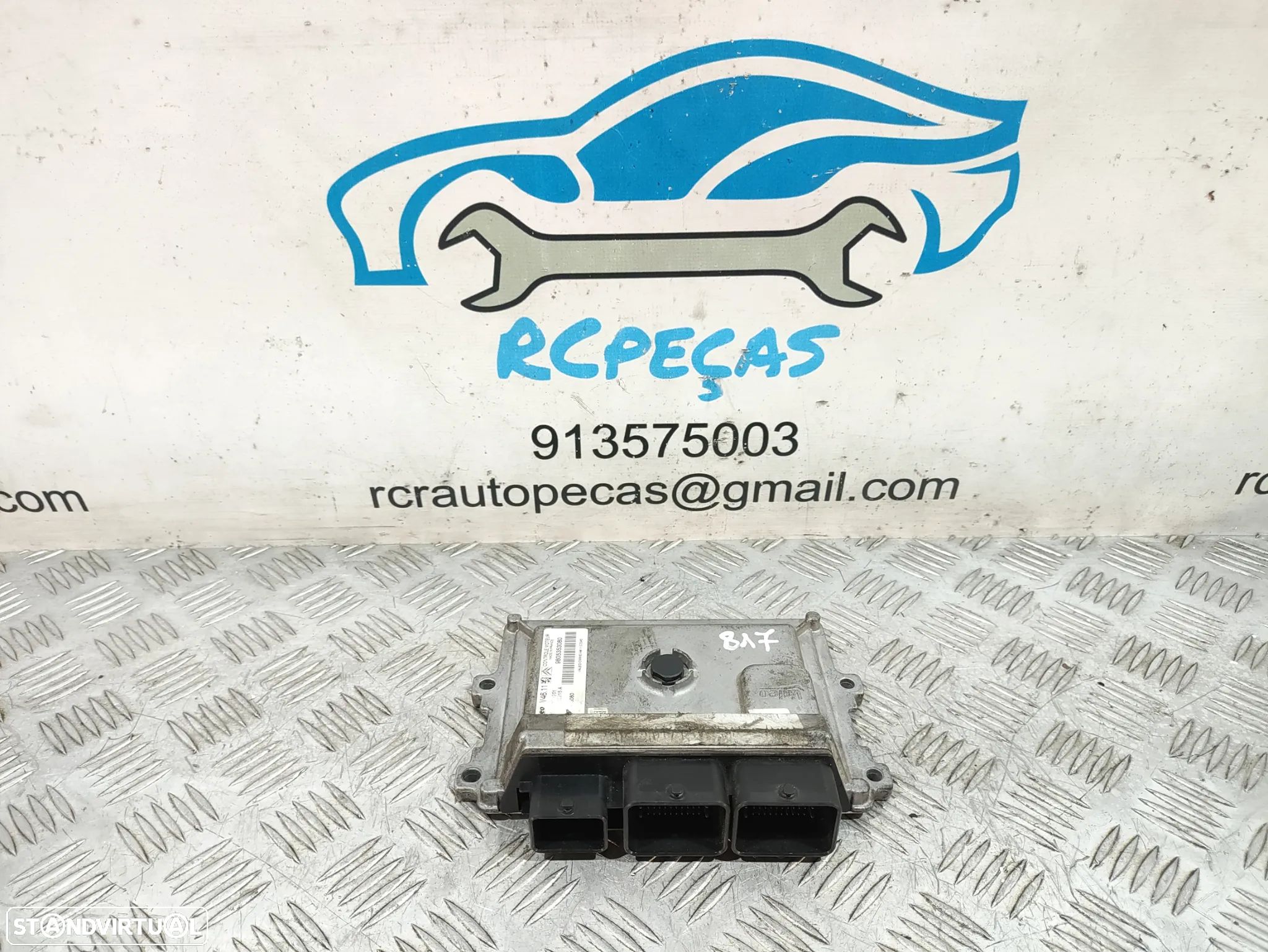 Centralina Motor PSA Peugeot Citroen 1.2 VTI 82cv HM01 10B206 - 1