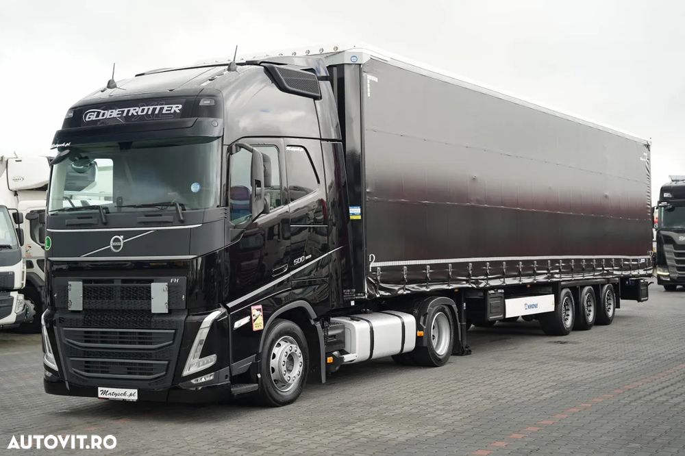 Volvo FH 500 / XXL / + CORTINĂ KRONE / MEGA KIT / PLATĂ JOSĂ / DUPĂ CONTRACT DE SERVICE GOLD / DIN GERMANIA / - 2