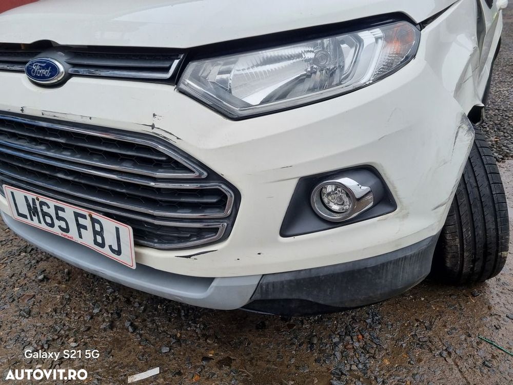 Bara fata Ford EcoSport II 2013 - 2017 White 4 (1433) Diesel model fara spalatoare far - 3