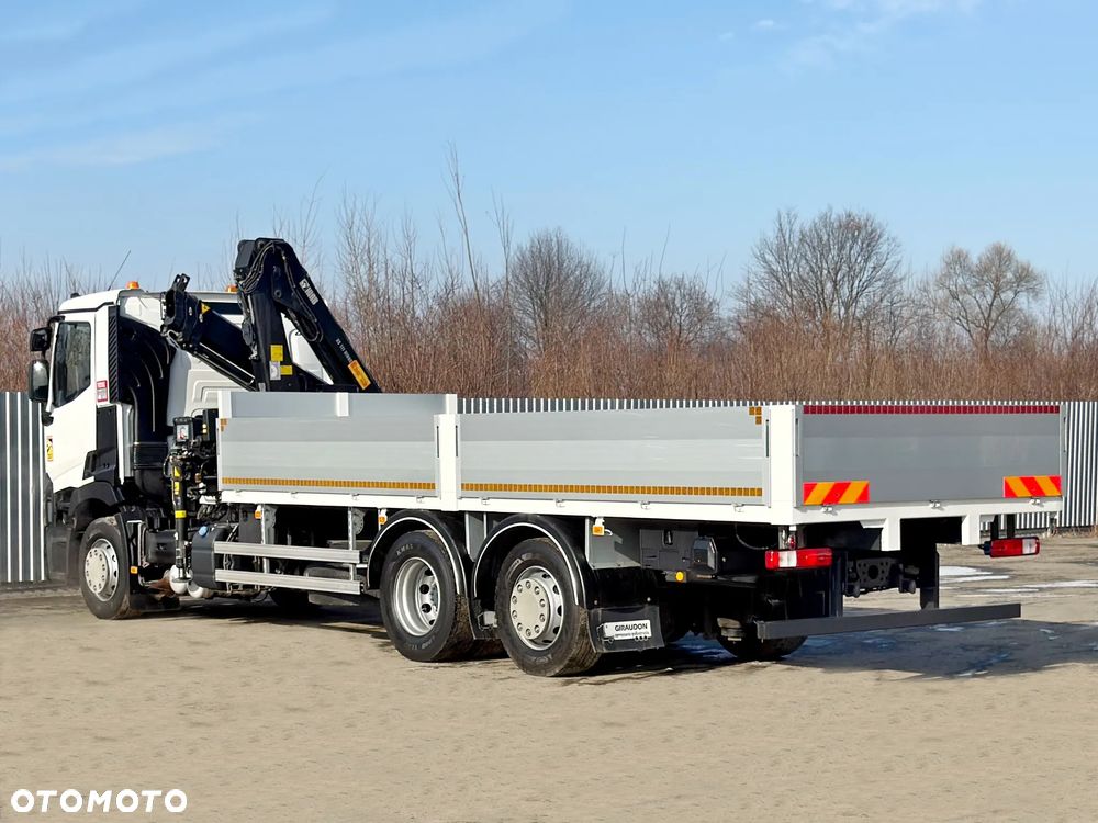Renault T 380 * SKRZYNIA 6,75 m * HIAB 111 B - 2 HIDUO + PILOT * STAN BDB - 6