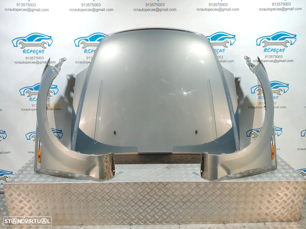 FRENTE COMPLETA FORD MONDEO IV 4 MK4 CAPOT PARACHOQUES GUARDA-LAMAS OTICAS RADIADOR VENTILADOR FRENTE FIBRA REFORÇO - 9