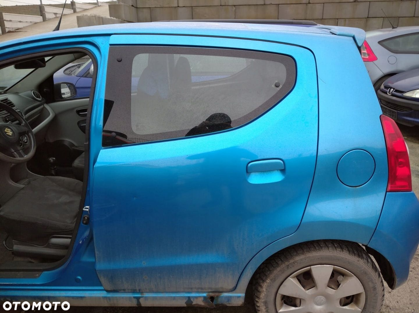SUZUKI ALTO 7 VII GF 5D 09-14 DRZWI LEWE TYŁ TYLNE Z2S - 2