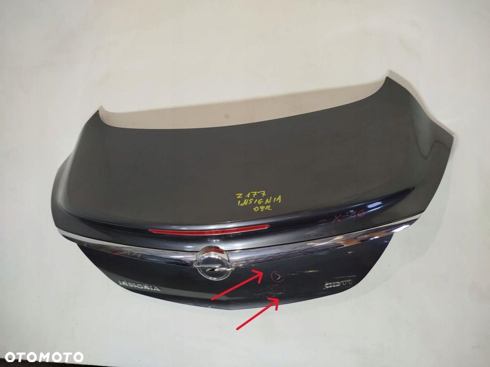 KLAPA BAGAŻNIKA OPEL INSIGNIA A 08-13 SEDAN Z177 - 5