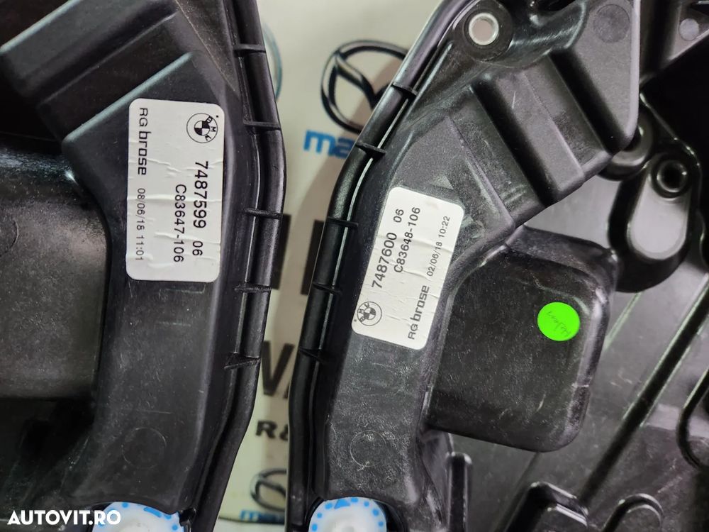 Macara Geam Bmw X3 X4 G01 G02 F97 F98 Fata Spate Cod     Volan Stanga - Dezmembrari Arad - 7