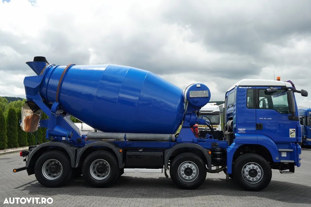 MAN TGS 35.400 / 8x4 / BETONIERĂ / IMER / BETONIERĂ 9 M3 / - 6