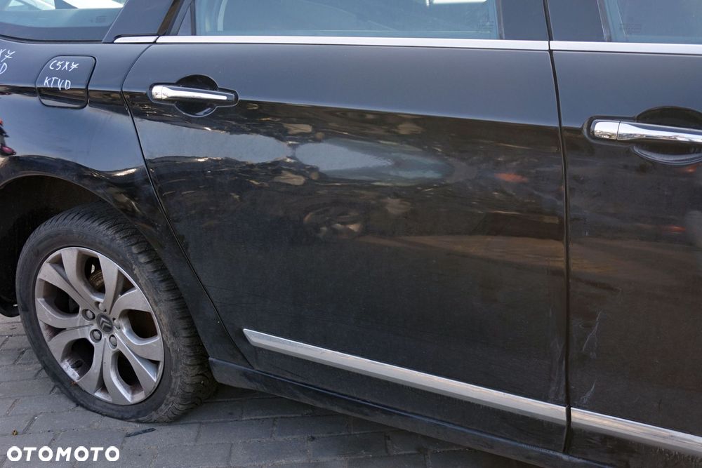 DRZWI TYLNE PRAWE C5 III X7 LIFT KOMBI KTVD  CZARNY CITROEN 2011-2017 - 4