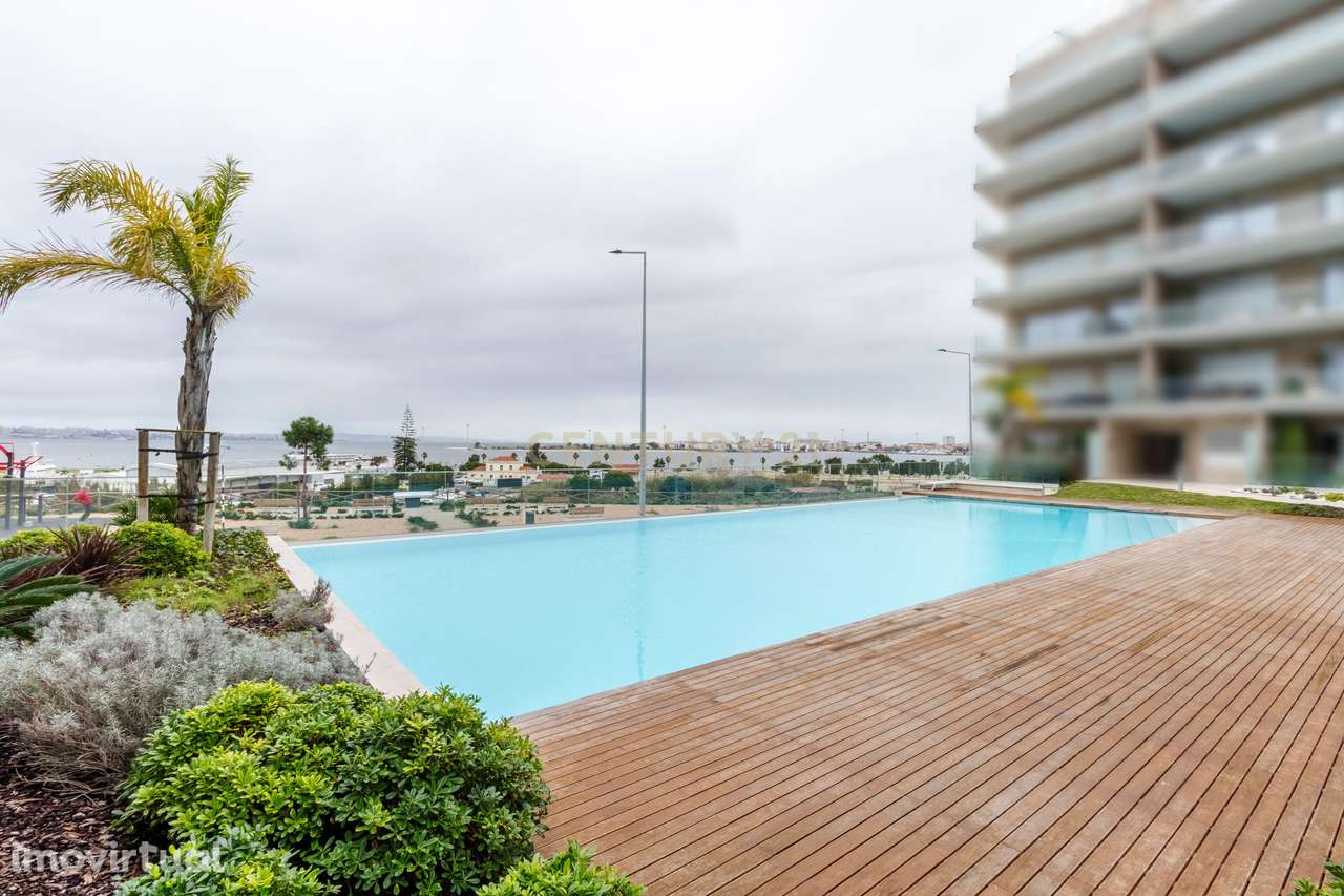 Apartamento T1 no One River (2021) na Quinta da Trindade - Condomínio - Grande imagem: 2/46