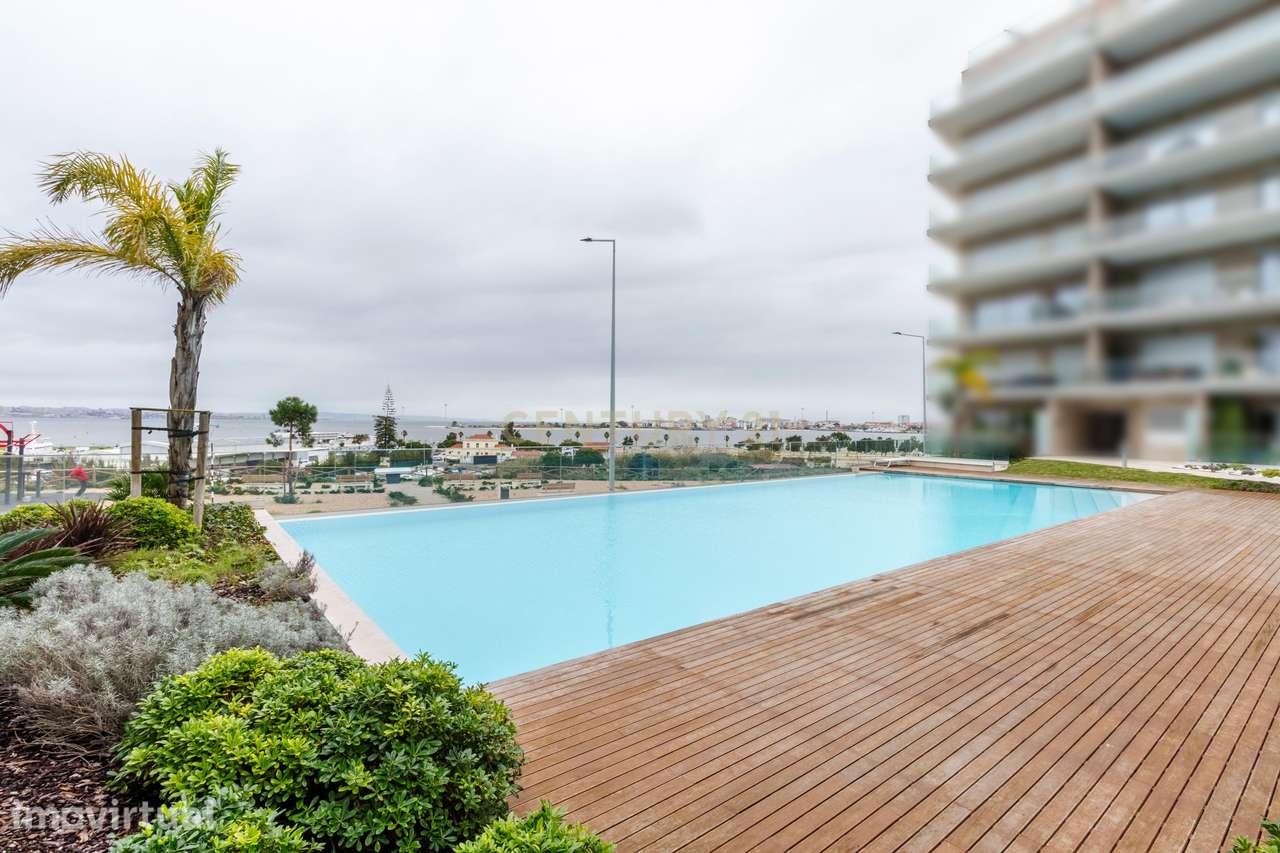 Apartamento T1 no One River (2021) na Quinta da Trindade - Condomínio - Grande imagem: 2/46